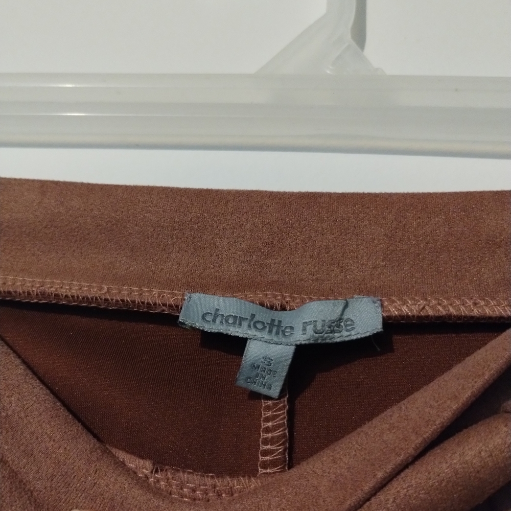 Charlotte Russe Brown Mini Skirt - Picture 3 of 3